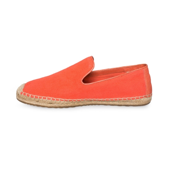 🅶 UGG Sandrinne Hazard Orange Canvas Shoes - Picture 14 of 16